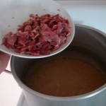 Senate Bean Soup: Return Meat to Pot, Photo: Eric Colleary