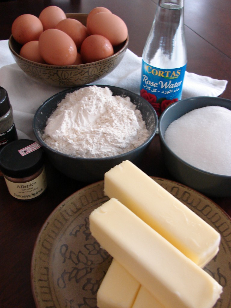 Pound Cake Ingredients, Photo: Eric Colleary