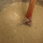 Combine flour and egg mixtures, Photo: Eric Colleary