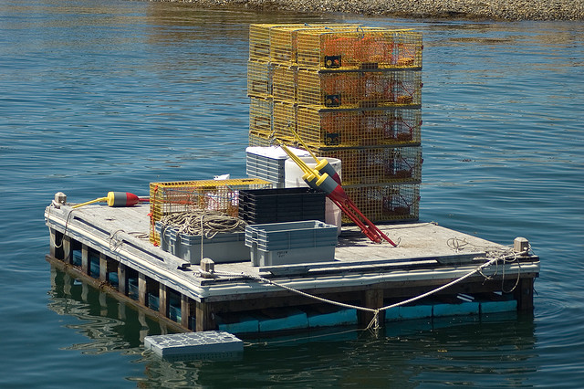 Lobster Pots in Harpswell Maine, Photo: Brent Danley