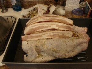 Baconed Turkey