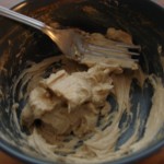 Work in softened butter