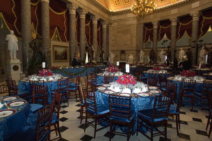 2009 Inaugural Lunch, Statuary Hall - Photo: US Senate