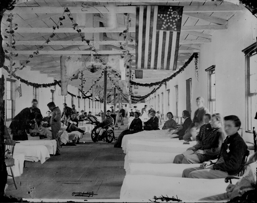 Ward in the Carver General Hospital, Washington, D.C. (SOURCE: NARA)