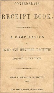Confederate Receipt Book
