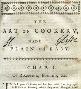 The Art of Cookery by Hannah Glasse